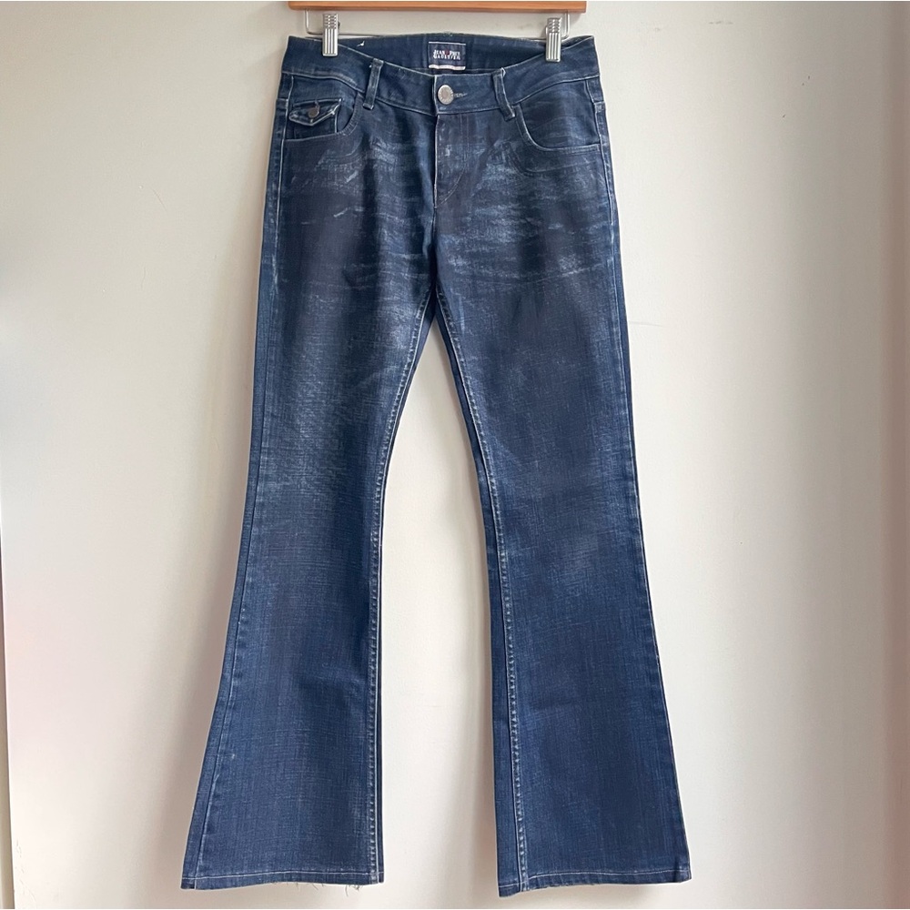 Vintage Jean Paul Gautier Trompe l’Oeil Flare Jeans